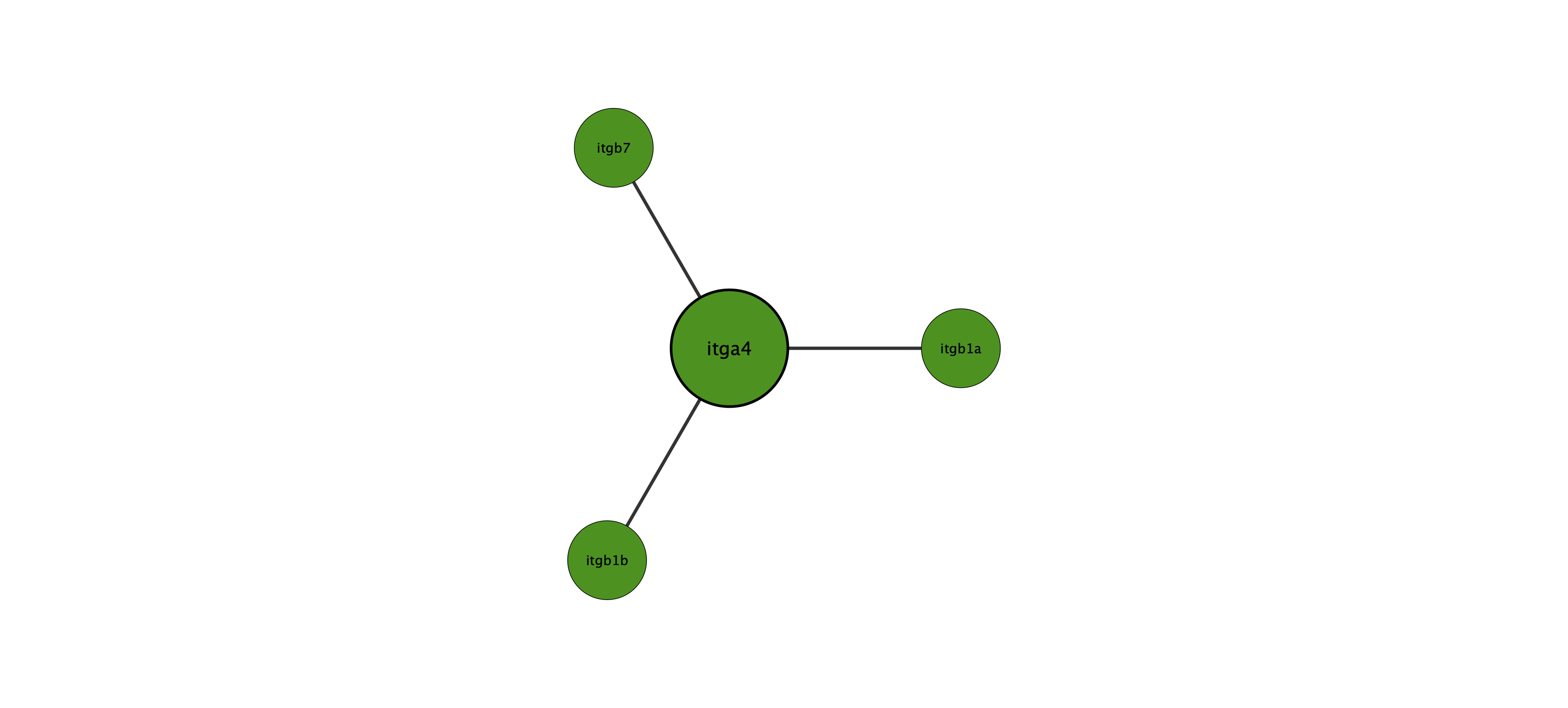 itga4 protein interaction network